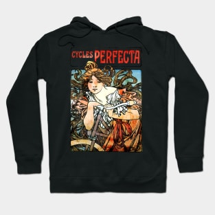 Cycles Perfecta - Alphonse Mucha Hoodie